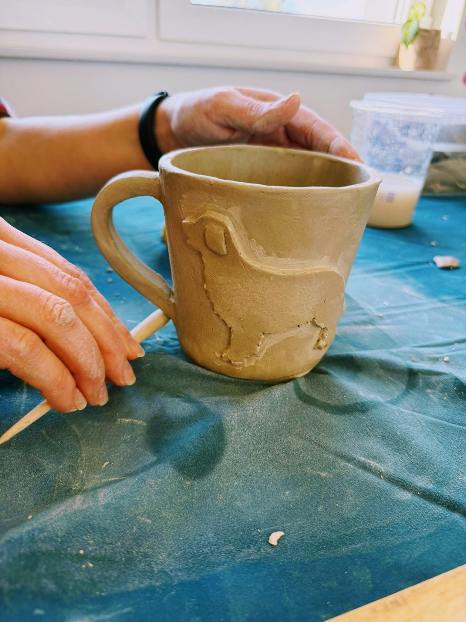 Zajęcia ceramiczne — skupienie